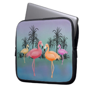 Fabulous FlamingosLaptop Sleeve