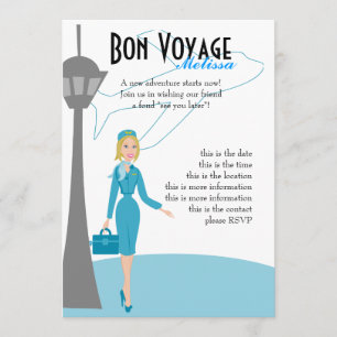 Fabulous Flight Attendant Invitation