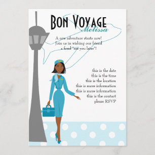 Fabulous Flight Attendant Invitation