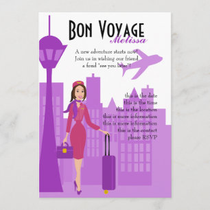 Fabulous Flight Attendant Invitation