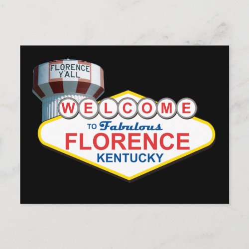 Fabulous Florence Ky Postcard