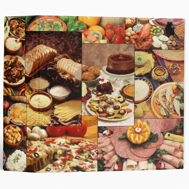 Fabulous Foods Large Recipe Binder (Front/Spine)