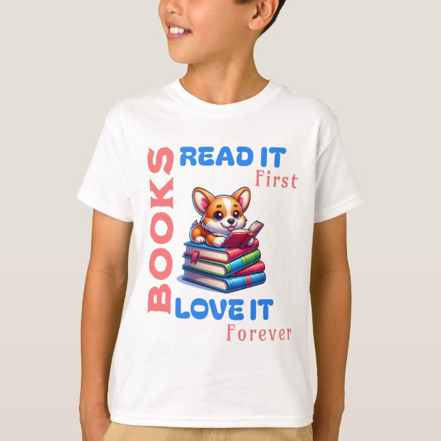 Fabulous gift for those who love books and reading T-Shirt (Front)