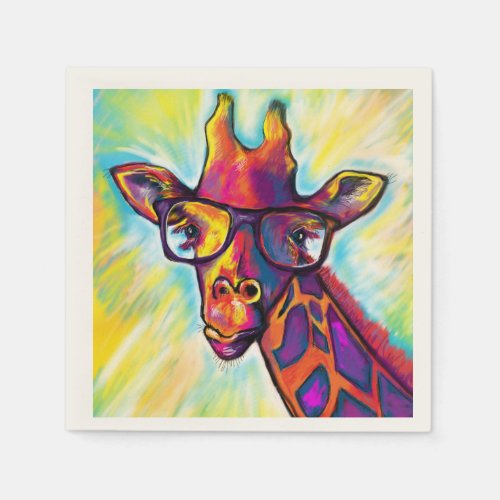 Fabulous Giraffe Cocktail Napkins