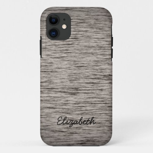 Fabulous Grey Wood iPhone 11 Case