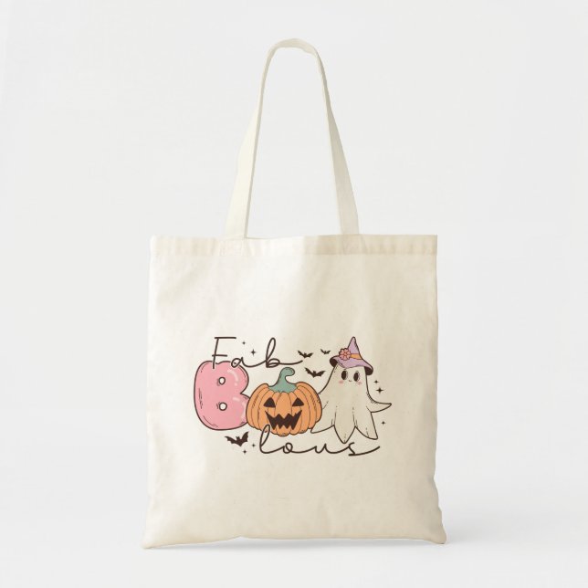 Fabulous Halloween Tote Bag (Front)