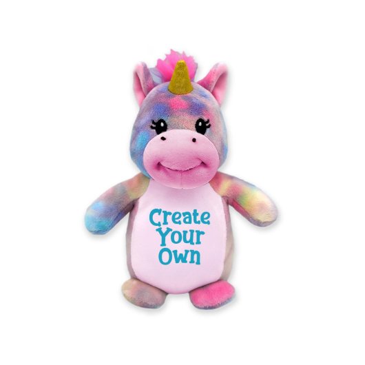 Fabulous High-Quality Rainbow Unicorn 6” Plushie (Front)