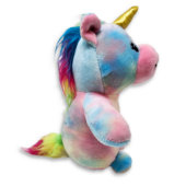 Fabulous High-Quality Rainbow Unicorn 6” Plushie (Side)