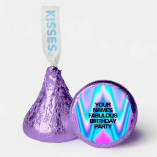 Fabulous holographic unicorn purple neon hershey®'s kisses®