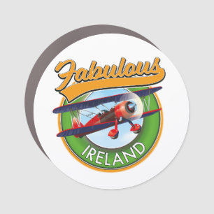 fabulous Ireland travel patch. Car Magnet