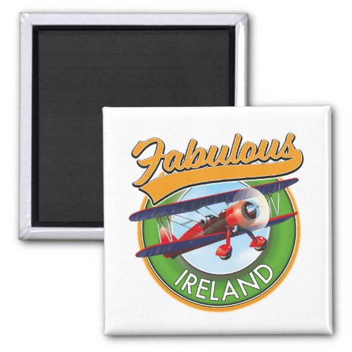 fabulous Ireland travel patch Magnet