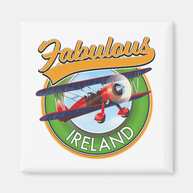 fabulous Ireland travel patch. Magnet (Front)