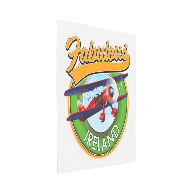 fabulous Ireland travel patch. Metal Print (3/4)