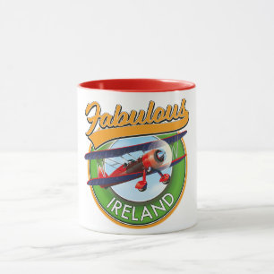 fabulous Ireland travel patch. Mug