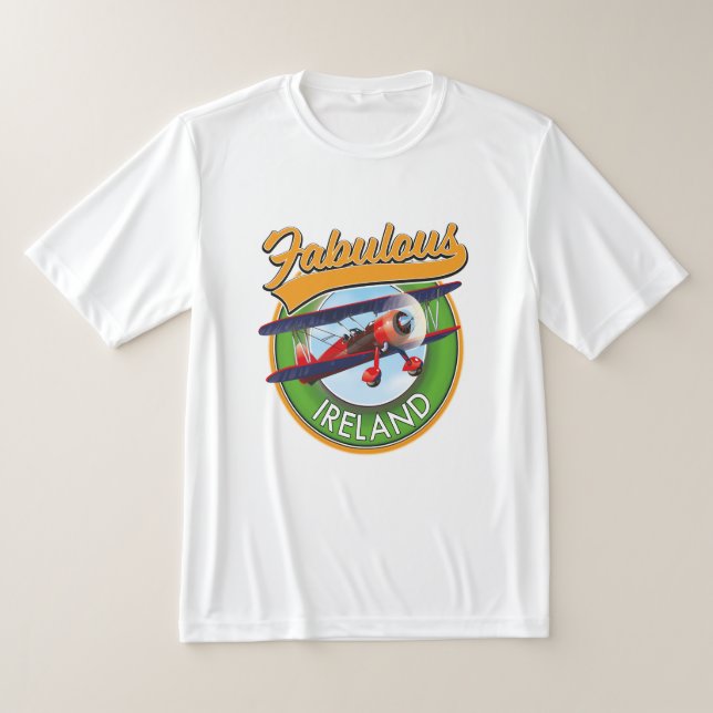 fabulous Ireland travel patch. T-Shirt (Laydown)