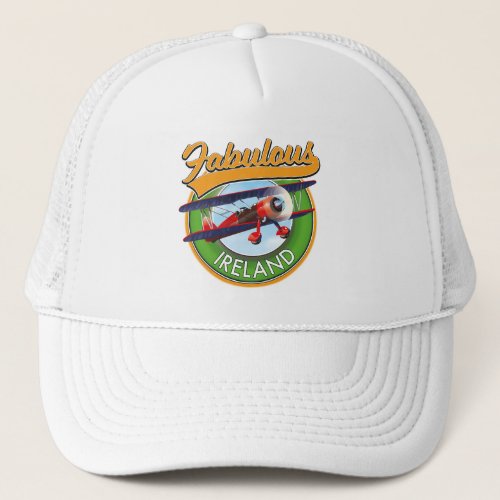 fabulous Ireland travel patch Trucker Hat