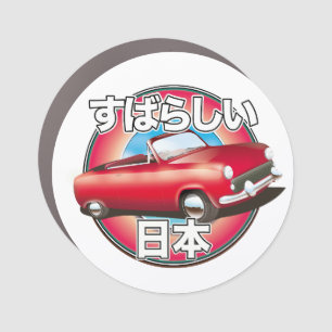 Fabulous Japan Tokyo logo. Car Magnet
