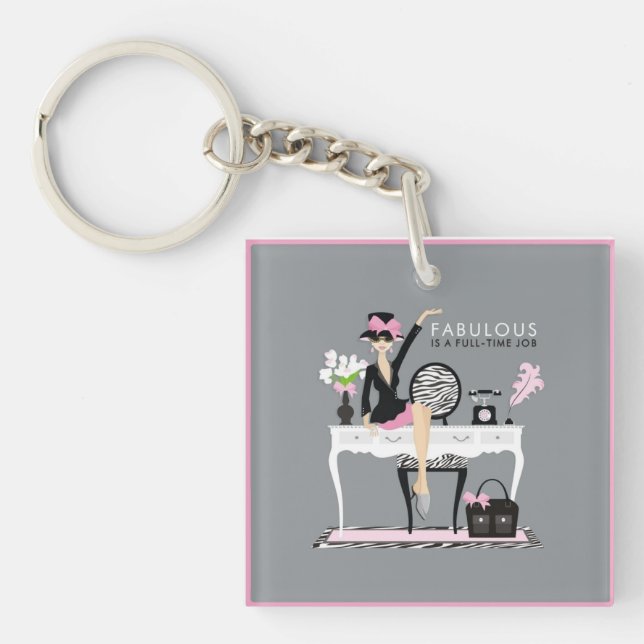 Fabulous Keychain (Front)