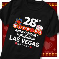 Fabulous Las Vegas 28th Anniversary Wedding Couple