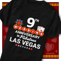 Fabulous Las Vegas 9th Anniversary Wedding Couple