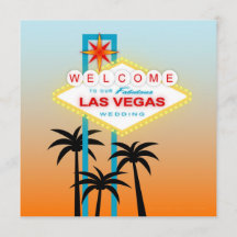 Fabulous Las Vegas Wedding Invitation
