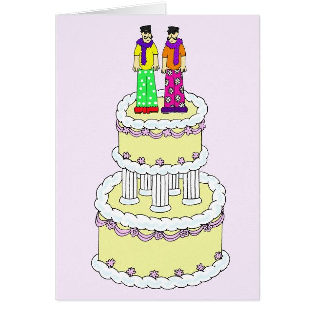 Fabulous Male Couple Wedding Congratulations (Front)