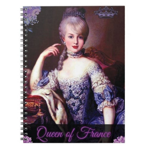 Fabulous Marie Antoinette Queen of France Notebook