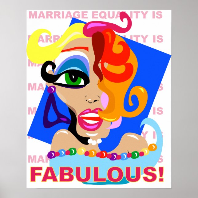 Fabulous! (Marriage Equality is) Poster (Front)