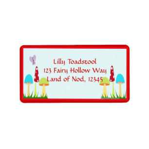 Fabulous Mushrooms Label