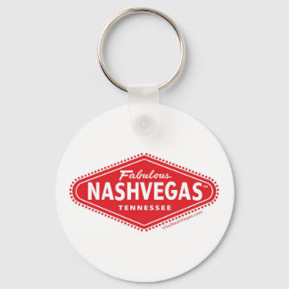 Fabulous NASHVEGAS TM Logo Keychain