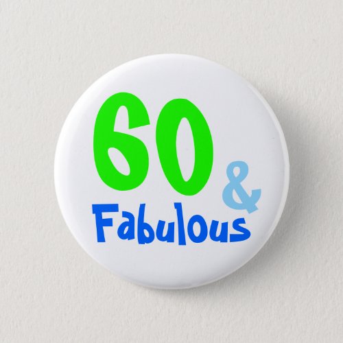 Fabulous Neon Birthday Button