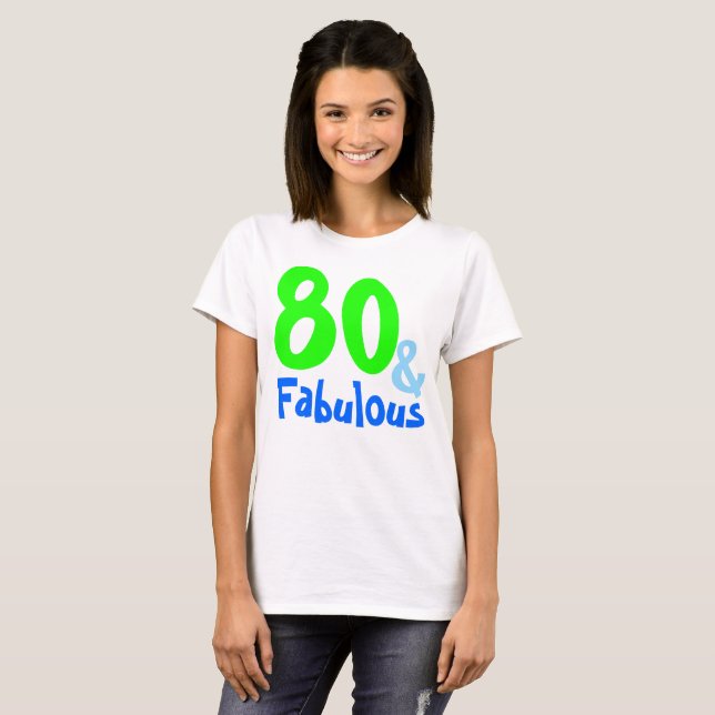 Fabulous Neon Birthday T-Shirt (Front Full)