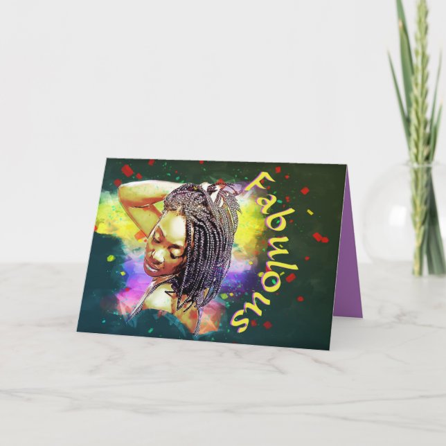 Fabulous Never Goes Out Of Style Birthday Card (Front)