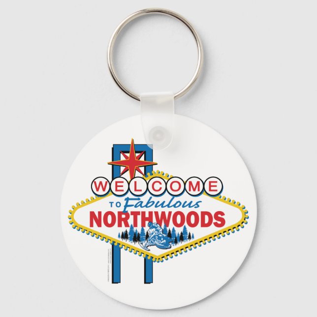 Fabulous-North-Woods Keychain (Front)