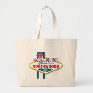 Fabulous-North-Woods Large Tote Bag