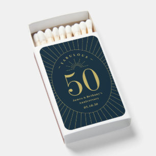 Fabulous Number Birthday Party Wedding Anniversary Matchboxes