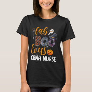 Fabulous Nurse Costume Faboolous CRNA Nurse Hallow T-Shirt