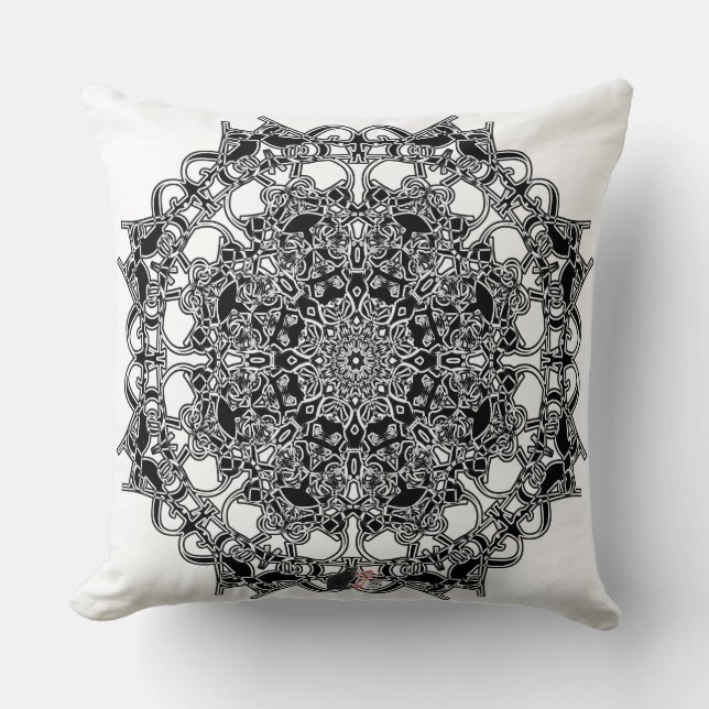 Fabulous Octa Glyph Pillow (Front)