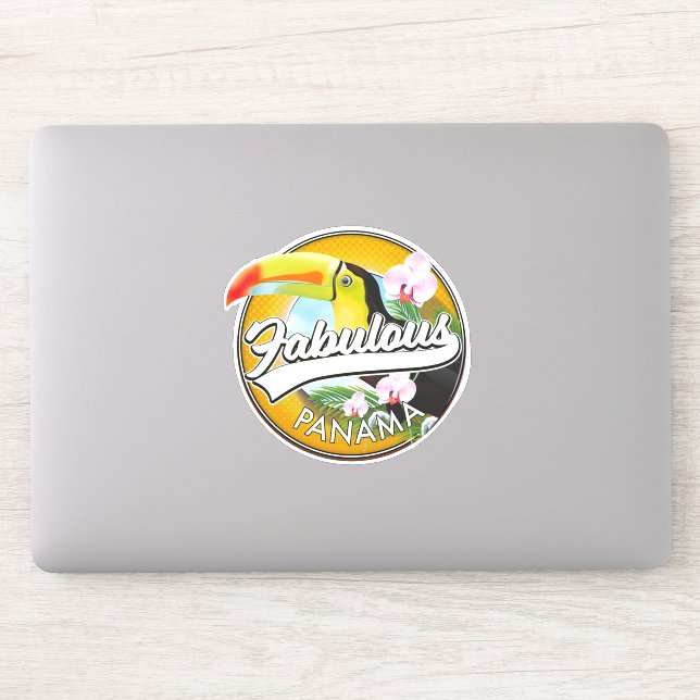 Fabulous Panama retro logo Sticker (Computer)