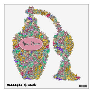 Fabulous Perfume Atomiser Bottle for Birthday Girl Wall Decal