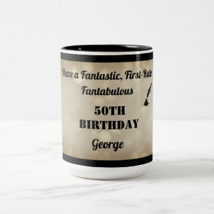 Fabulous Personalised 50th Birthday Mug