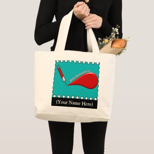 Fabulous Phlebotomist Blood Drop Tote Bag Zazzle