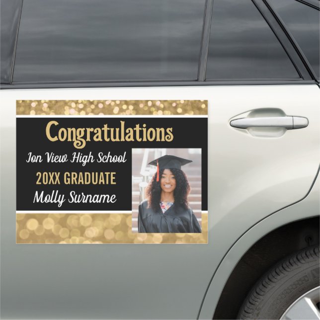 Fabulous Photo Graduation Car Magnet (In Situ)