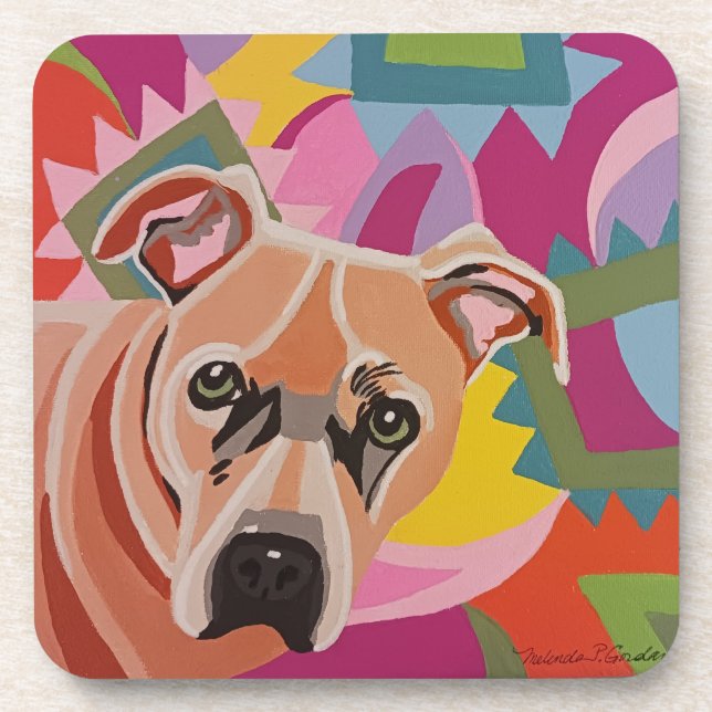 Fabulous Pitty  Beverage Coaster (Front)
