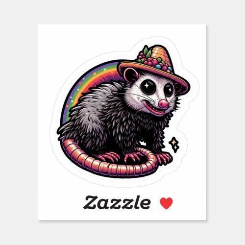 Fabulous Possum Sticker