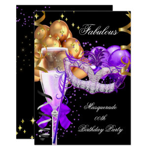 purple gold black invitations zazzle purple and black invitations