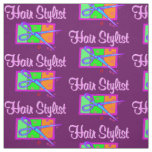 FABULOUS PURPLE HAIR STYLIST FABRIC