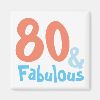 Fabulous Retro Birthday Party Magnet