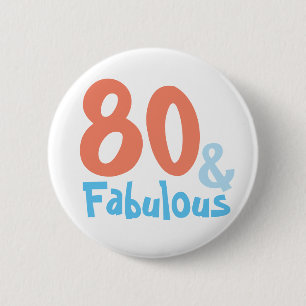 Fabulous Retro Birthday Party Pinback Button