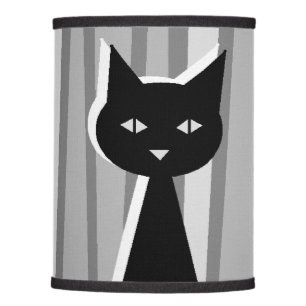 Fabulous Retro Black Cat Lamp Shade